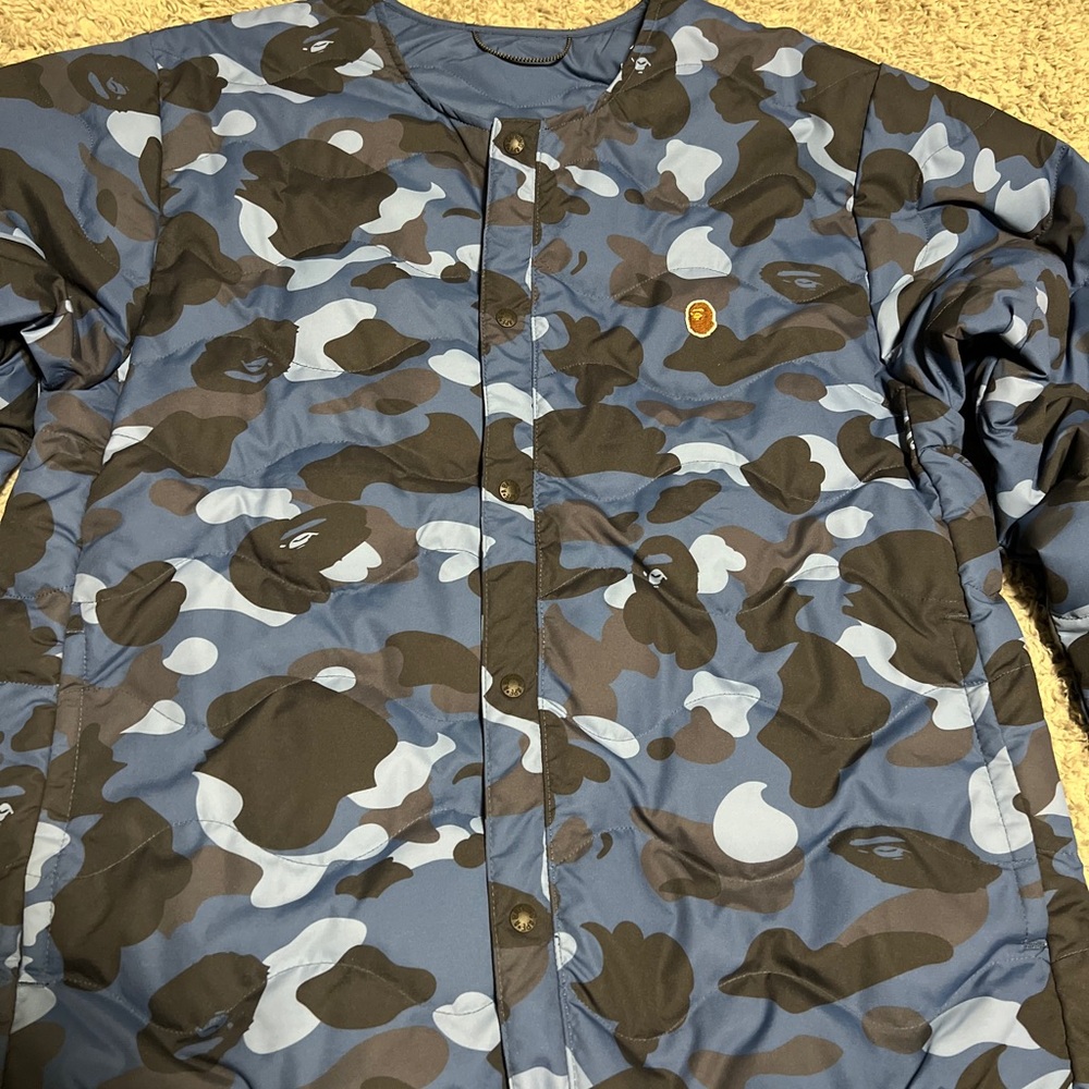 BAPE mens camo jacket